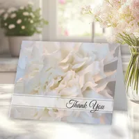 White Floral Thank You for Your Sympathy