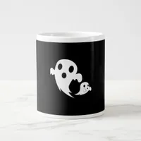 White Boo  Giant Coffee Mug
