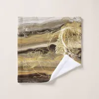 Coffee Marble Wash Cloth