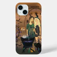 Two Spooktacular Halloween Witches  Phone Case