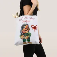 Cheeky Christmas Troll and Tree Delight  Tote Bag