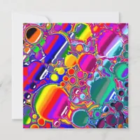 Rainbow Blast Abstract Art  