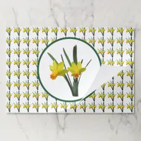 Placemat pad - Daffodil Blossoms