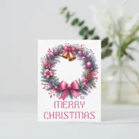 Wreath Christmas Card