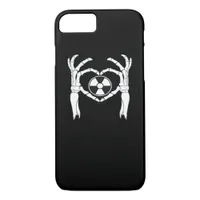 Radiology X-Ray Tech Heart Shaped Skeleton Hands D iPhone 8/7 Case
