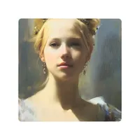 Renaissance goddess Metal Wall Art