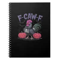 F Caw F Funny Chicken Classic Simple Clean Style Notebook