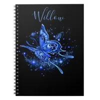 Personalized Lunar Moth Notebook