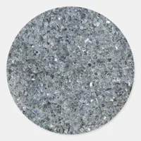 Faux Sparkle Classic Round Sticker