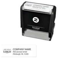 Modern Business Logo Professional Corporate Office Self-inking Stamp