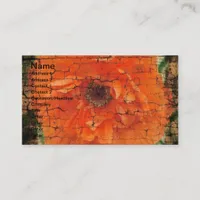 Poppy Crackle Business Card