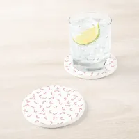 Candy Cane Christmas Coaster