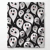 Playful Ghost Pattern Halloween Fabric