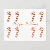 Post Card - Candy Canes