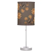 Golden Flowers Table Lamp