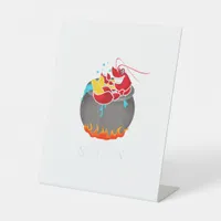 Crawfish Boil Tis The Season Crawdaddy Crayfish Fu Pedestal Sign