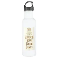 Not Sheepish About Boardgames Fun Slogan Stainless Steel Water Bottle