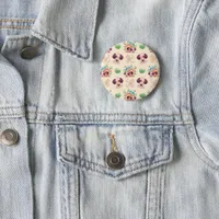 Adorable Dog Pattern  Button