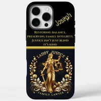 Lady Justice: Empowering Family Law iPhone 16 Pro Max Case