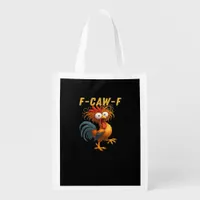 F-Caw-F-Chicken Essential Retro Classic Grocery Bag
