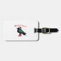 Merry Christmas F Caw F Vintage Classic Style Luggage Tag