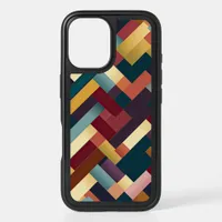 Cozy Autumn Tones Weave Pattern iPhone 16 Case