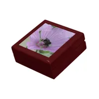 Light Purple Flower with Bee Gift Box