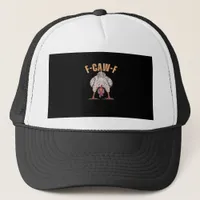F Caw F Funny Chicken Classic Retro Cool Style Trucker Hat