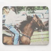 Barrel Racing Horse Mouse Pad