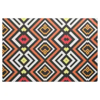 Modern Chic Ethnic Mosaic Geometric Pattern Fabric