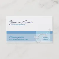 Care Blue Business Card