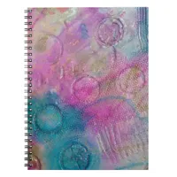 Abstract Mixed Media Notebook