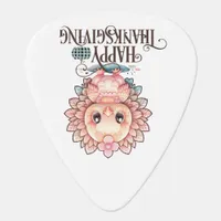 Cute Thanksgiving Turkey Guitar Pick