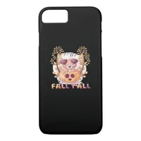 It’s Fall Y’all Pumpkin Halloween Cat Autumn iPhone 8/7 Case