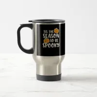 Kawaii Pumpkin Tis The Season Spooky Travel Mug