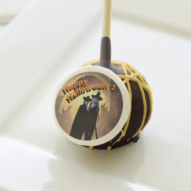 Monstres d’Halloween en ville Cake Pops