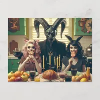 Occult Easter Vintage Candy Supper Postcard