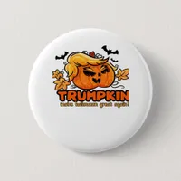 Trumpkin - Make Halloween Great Again! - Funny Hal Button