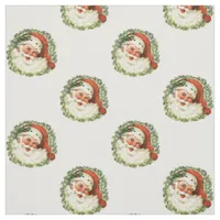 Vintage Santa Fabric