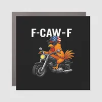F-Caw-F Chicken Classic Aesthetic Graphic Car Magnet