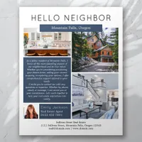 Hello Neighbor Real Estate Marketing Introduction Flyer