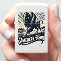 Wild Bison Colorado Heritage Logo Zippo Lighter