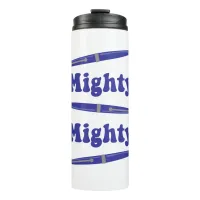 Mighty Pen Author Fun Writing Slogan  Thermal Tumbler