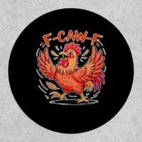 F-Caw-F Attitude Classic Retro Style Patch