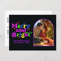 Electric Holiday Merry and Bright Retro Christmas