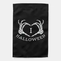 Halloween! Classic - Skeleton Hands Heart Garden Flag