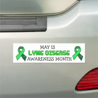 May is Lyme Disease Awareness Month Car Magnet