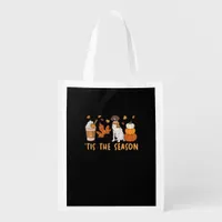 Tis The Season German Shorthaired Dog Fall Pumpkin Grocery Bag
