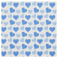 Blue Hearts Fabric