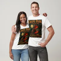 Skeletons Crapo Park on Halloween Burlington Iowa T-Shirt